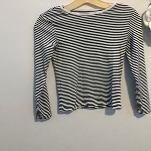 Black & White Striped long sleeve tee